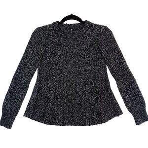 Athleta  Women Sweater Adult‎ XS Black Wool Blend Soft  Shirt